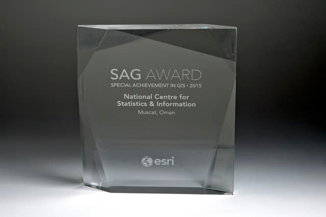 The Achievement Award of the Spatial Applications Techniques 24/07/2015